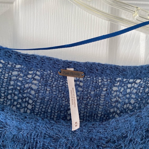 Free People Textured Navy Sweater - Picture 2 of 2